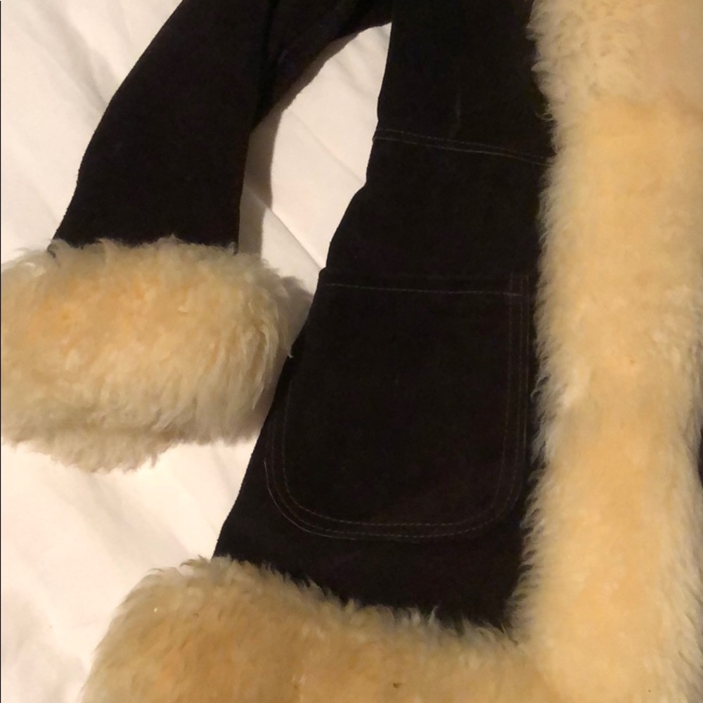 Penny Lane leather and lamb coat - Picture 6 of 8